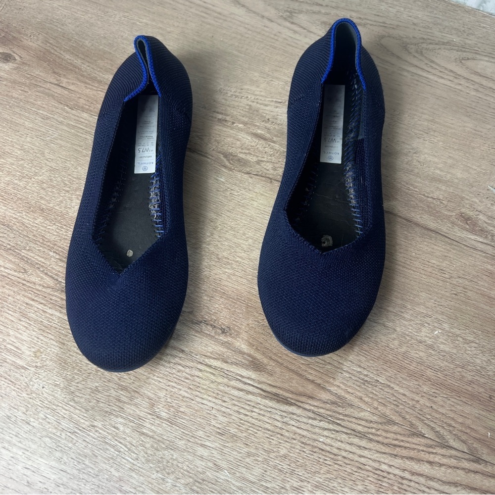 Rothy's Blue Flats‎ Minimalist Design - Picture 3 of 5